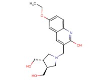 3-{[rel-(3S,4S)-3,4-bis(hydroxymethyl)-1-pyrrolidinyl]methyl}-6-ethoxy-2-quinolinol