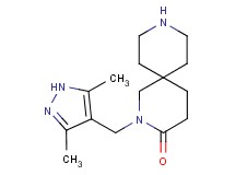 2-[(3,5-dimethyl-1H-pyrazol-4-yl)methyl]-2,9-diazaspiro[5.5]undecan-3-one hydrochloride