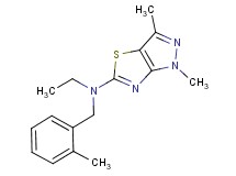 N-ethyl-1,3-dimethyl-N-(2-methylbenzyl)-1H-pyrazolo[3,4-d][1,3]thiazol-5-amine