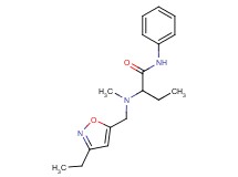 2-[[(3-ethylisoxazol-5-yl)methyl](methyl)amino]-N-phenylbutanamide