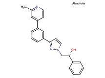 (1R)-2-{3-[3-(2-methyl-4-pyridinyl)phenyl]-1H-pyrazol-1-yl}-1-phenylethanol