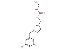 N-{[1-(3,5-dichlorobenzyl)pyrrolidin-3-yl]methyl}-N'-ethylurea