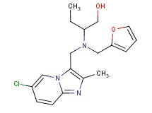 2-[[(6-chloro-2-methylimidazo[1,2-a]pyridin-3-yl)methyl](2-furylmethyl)amino]butan-1-ol
