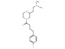 (2-{4-[4-(4-fluorophenyl)butanoyl]-2-morpholinyl}ethyl)dimethylamine