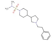 N,N-dimethyl-4-[1-(2-phenylethyl)-3-pyrrolidinyl]-1-piperidinesulfonamide