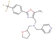 ({5-methyl-2-[4-(trifluoromethyl)phenyl]-1,3-oxazol-4-yl}methyl)(4-pyridinylmethyl)(tetrahydro-2-furanylmethyl)amine