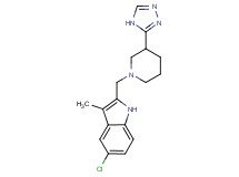 5-chloro-3-methyl-2-{[3-(4H-1,2,4-triazol-3-yl)piperidin-1-yl]methyl}-1H-indole