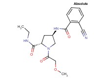 (4R)-4-[(2-cyanobenzoyl)amino]-N-ethyl-1-(methoxyacetyl)-L-prolinamide