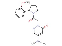 5-(dimethylamino)-2-{2-[2-(2-methoxyphenyl)-1-pyrrolidinyl]-2-oxoethyl}-3(2H)-pyridazinone