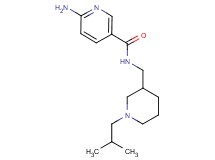 6-amino-N-[(1-isobutylpiperidin-3-yl)methyl]nicotinamide