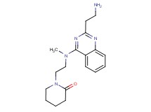 1-{2-[[2-(2-aminoethyl)-4-quinazolinyl](methyl)amino]ethyl}-2-piperidinone dihydrochloride