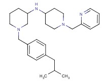 1-(4-isobutylbenzyl)-N-[1-(2-pyridinylmethyl)-4-piperidinyl]-3-piperidinamine
