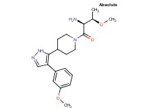 (2S,3R)-3-methoxy-1-{4-[4-(3-methoxyphenyl)-1H-pyrazol-5-yl]piperidin-1-yl}-1-oxobutan-2-amine
