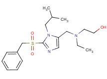 2-[{[2-(benzylsulfonyl)-1-isobutyl-1H-imidazol-5-yl]methyl}(ethyl)amino]ethanol