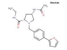 (4S)-4-(acetylamino)-N-ethyl-1-[4-(2-furyl)benzyl]-L-prolinamide