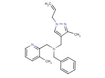 1-(1-allyl-3-methyl-1H-pyrazol-4-yl)-N-benzyl-N-[(3-methylpyridin-2-yl)methyl]methanamine