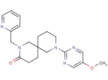 8-(5-methoxy-2-pyrimidinyl)-2-(2-pyridinylmethyl)-2,8-diazaspiro[5.5]undecan-3-one