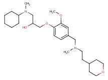 1-[cyclohexyl(methyl)amino]-3-[2-methoxy-4-({methyl[2-(tetrahydro-2H-pyran-4-yl)ethyl]amino}methyl)phenoxy]-2-propanol