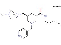 (3R,5S)-N-butyl-5-[(4-methyl-1-piperazinyl)methyl]-1-(4-pyridinylmethyl)-3-piperidinecarboxamide