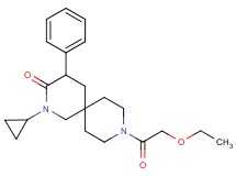 2-cyclopropyl-9-(ethoxyacetyl)-4-phenyl-2,9-diazaspiro[5.5]undecan-3-one