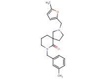 7-(3-methylbenzyl)-2-[(5-methyl-2-furyl)methyl]-2,7-diazaspiro[4.5]decan-6-one