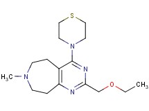 2-(ethoxymethyl)-7-methyl-4-thiomorpholin-4-yl-6,7,8,9-tetrahydro-5H-pyrimido[4,5-d]azepine