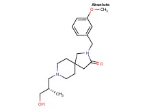 8-[(2S)-3-hydroxy-2-methylpropyl]-2-(3-methoxybenzyl)-2,8-diazaspiro[4.5]decan-3-one