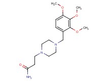 3-[4-(2,3,4-trimethoxybenzyl)-1-piperazinyl]propanamide trifluoroacetate