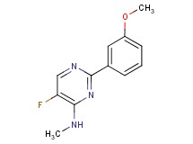 5-fluoro-2-(3-methoxyphenyl)-N-methyl-4-pyrimidinamine