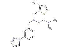 N,N-dimethyl-N'-[(3-methyl-2-thienyl)methyl]-N'-[3-(1H-pyrazol-1-yl)benzyl]ethane-1,2-diamine