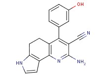 2-amino-4-(3-hydroxyphenyl)-6,7-dihydro-5H-pyrrolo[2,3-h]quinoline-3-carbonitrile