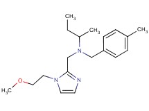 N-{[1-(2-methoxyethyl)-1H-imidazol-2-yl]methyl}-N-(4-methylbenzyl)butan-2-amine