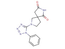 7-(1-phenyl-1H-tetrazol-5-yl)-2,7-diazaspiro[4.4]nonane-1,3-dione