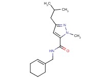 N-(1-cyclohexen-1-ylmethyl)-3-isobutyl-1-methyl-1H-pyrazole-5-carboxamide