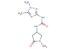 N-(1,5-dimethyl-1H-1,2,4-triazol-3-yl)-N'-(1-methyl-5-oxopyrrolidin-3-yl)urea