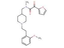 2-(2-furyl)-N-({1-[2-(2-methoxyphenyl)ethyl]-4-piperidinyl}methyl)-N-methyl-2-oxoacetamide