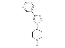 3-(1-piperidin-4-yl-1H-1,2,3-triazol-4-yl)pyridine