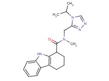 N-[(4-isopropyl-4H-1,2,4-triazol-3-yl)methyl]-N-methyl-2,3,4,9-tetrahydro-1H-carbazole-1-carboxamide