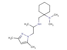 1-({[2-(3,5-dimethyl-1H-pyrazol-1-yl)-1-methylethyl]amino}methyl)-N,N-dimethylcyclohexanamine