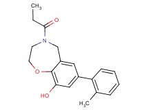 7-(2-methylphenyl)-4-propionyl-2,3,4,5-tetrahydro-1,4-benzoxazepin-9-ol