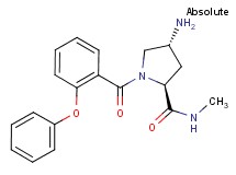 (2S,4R)-4-amino-N-methyl-1-(2-phenoxybenzoyl)pyrrolidine-2-carboxamide