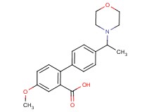 4-methoxy-4'-(1-morpholin-4-ylethyl)biphenyl-2-carboxylic acid
