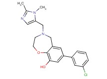 7-(3-chlorophenyl)-4-[(1,2-dimethyl-1H-imidazol-5-yl)methyl]-2,3,4,5-tetrahydro-1,4-benzoxazepin-9-ol