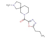 2-methyl-7-[(5-propyl-1,3,4-oxadiazol-2-yl)carbonyl]-2,7-diazaspiro[4.5]decane