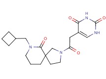 5-{2-[7-(cyclobutylmethyl)-6-oxo-2,7-diazaspiro[4.5]dec-2-yl]-2-oxoethyl}pyrimidine-2,4(1H,3H)-dione