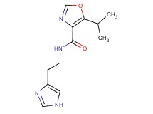 N-[2-(1H-imidazol-4-yl)ethyl]-5-isopropyl-1,3-oxazole-4-carboxamide