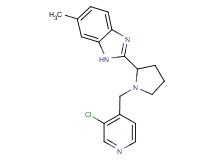 2-{1-[(3-chloropyridin-4-yl)methyl]pyrrolidin-2-yl}-6-methyl-1H-benzimidazole
