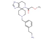 [2-(3-{[5-(methoxyacetyl)-1,5,6,7-tetrahydro-1'H-spiro[imidazo[4,5-c]pyridine-4,4'-piperidin]-1'-yl]methyl}phenyl)ethyl]amine dihydrochloride