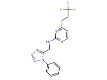 N-[(1-phenyl-1H-tetrazol-5-yl)methyl]-4-(3,3,3-trifluoropropyl)pyrimidin-2-amine