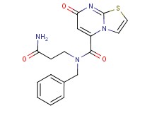 N-(3-amino-3-oxopropyl)-N-benzyl-7-oxo-7H-[1,3]thiazolo[3,2-a]pyrimidine-5-carboxamide